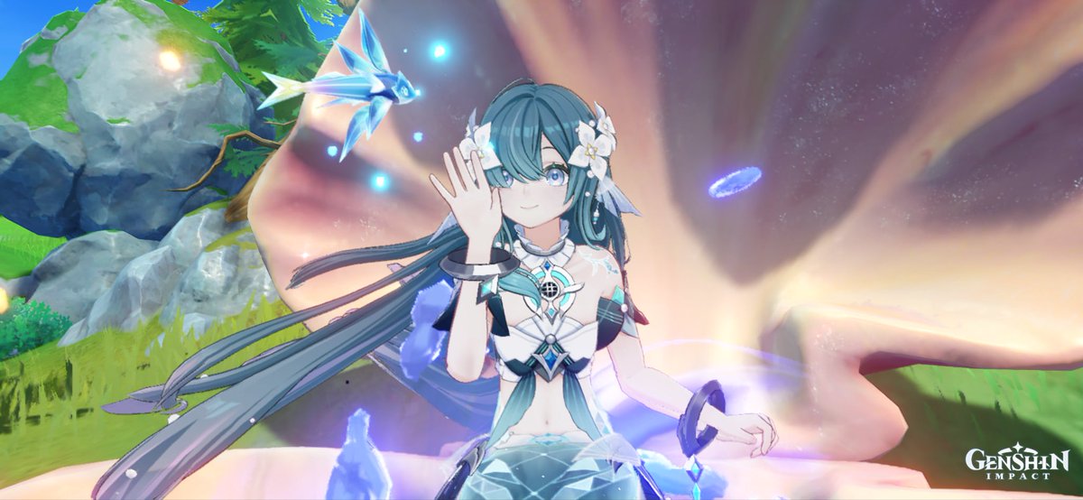 Pandeboner's tweet photo. Omg I’m obsessed with her 🐚🫧 she can say the f word https://t.co/hhqcpBb7AP