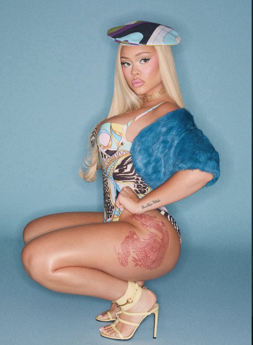 DojaArchives's tweet photo. Latto stuns in a new promotional photoshoot for Doja Cat’s upcoming tour. https://t.co/Vgd535h0nz