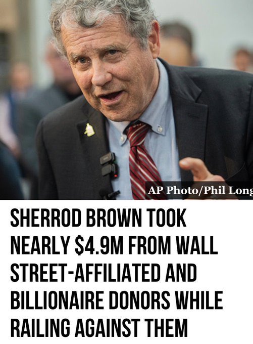 RebelMajority's tweet photo. @SherrodBrown No, you’re just owned by Wall St, and by the looks of it, they don’t see a whole lot of value in you. 😂 https://t.co/st1JUALWQO