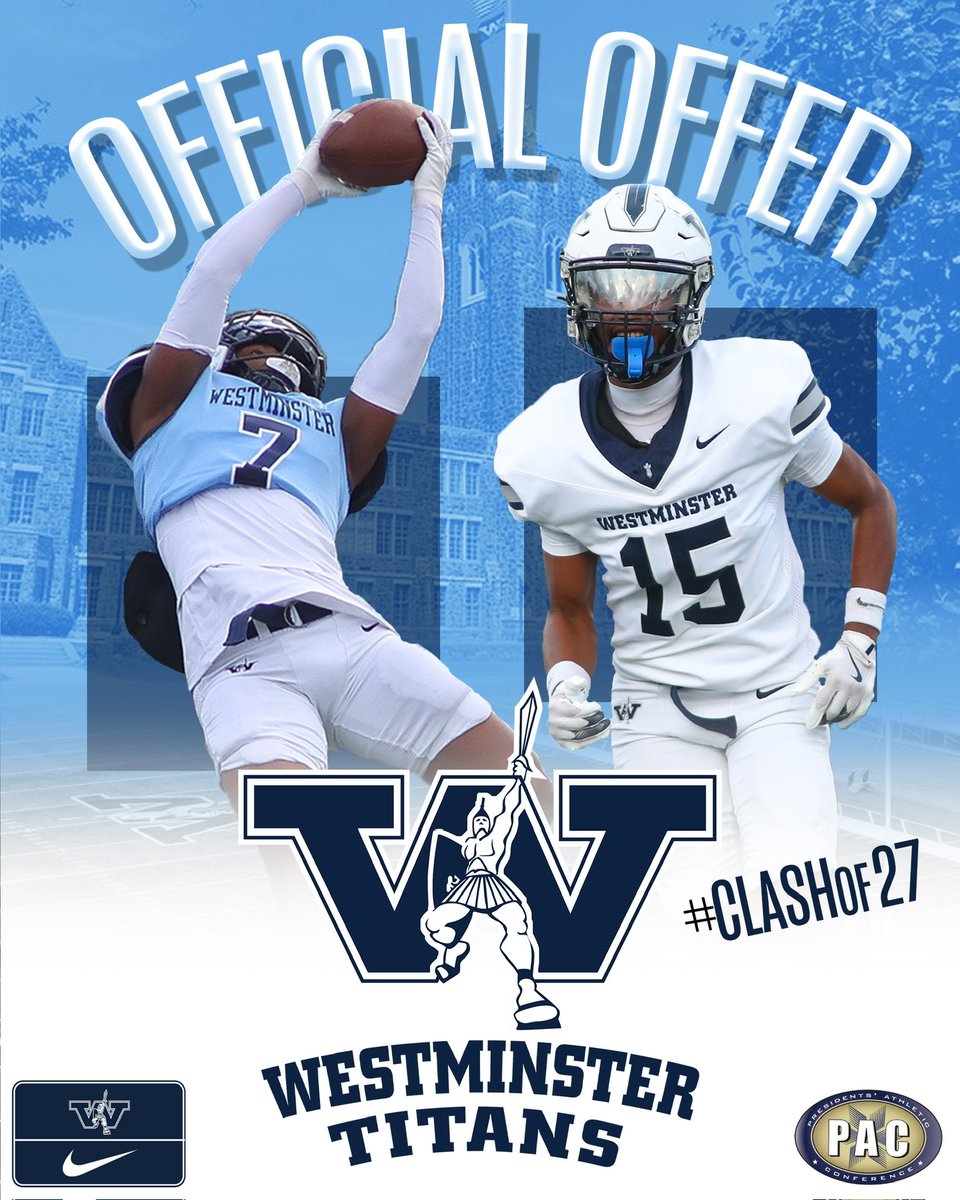b_dunlap20's tweet photo. Blessed to receive another offer from @WCtitansFB. Thank you @Coach_MSnyder for the opportunity!

@Trinity_HSFB @yarnevich https://t.co/Sa7m96eJZK