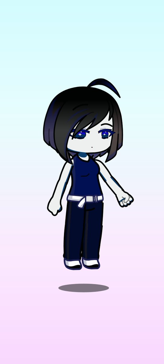 Yt12Cesar's tweet photo. @de_la71974 Aquí tienes mi gachita, no soy el mejor diseñando los personajes, pero estoy aprendiendo. https://t.co/N4L67kw46L