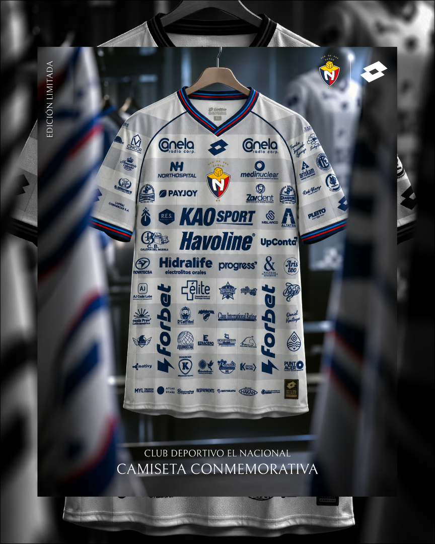 kaosportec's tweet photo. Una prenda que lleva mucho más que colores. Cada nombre y logotipo representan el orgullo y la pasión de ser parte del Bi Tri.

Camiseta Conmemorativa Edición Limitada del Club Deportivo El Nacional.

#kaosport #lottosport #elnacional #futbol https://t.co/L9dBouEl0u