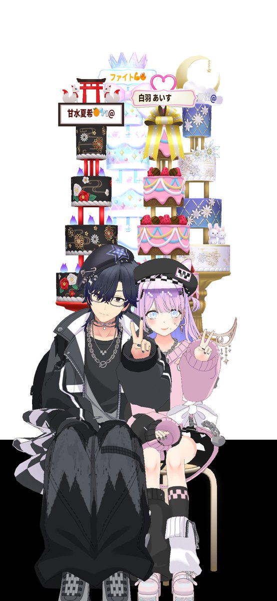 akiraishimizu's tweet photo. そしてようやく本命のデビュパラスラン後のタワチェキ！

改めて、あいす、ネヴァ、アビ、なっちゃん、本当にありがとう、いつまで経っても感謝の気持ちが溢れて止まらない（*'∀'人）♥*

そして、応援してくださった皆！
１週間ありがとう、お陰様でここまでこれました！
これからもよろしくね！ https://t.co/sO7U1KdooR