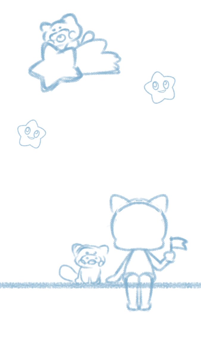 konoko_noco_'s tweet photo. さっそく応援ありがとうございます✨️
一旦ラフができているので公開します！
入賞したら上から星が落ちてきたり、フラッグをフリフリするアニメーションになる予定です！コメントでもっとこうしたら？みたいな案も大募集中！🌟⋆꙳
みんなで作りあげようね！ https://t.co/WueGaDVKYK