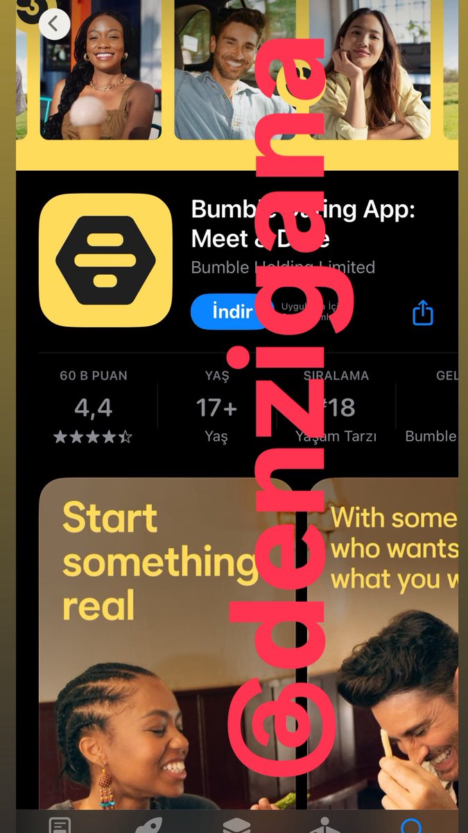 denzigana's tweet photo. bumble ve hinge hiç yüklenmedi ekran fotolarını 400 liraya satarım https://t.co/0cdJJoTyXb