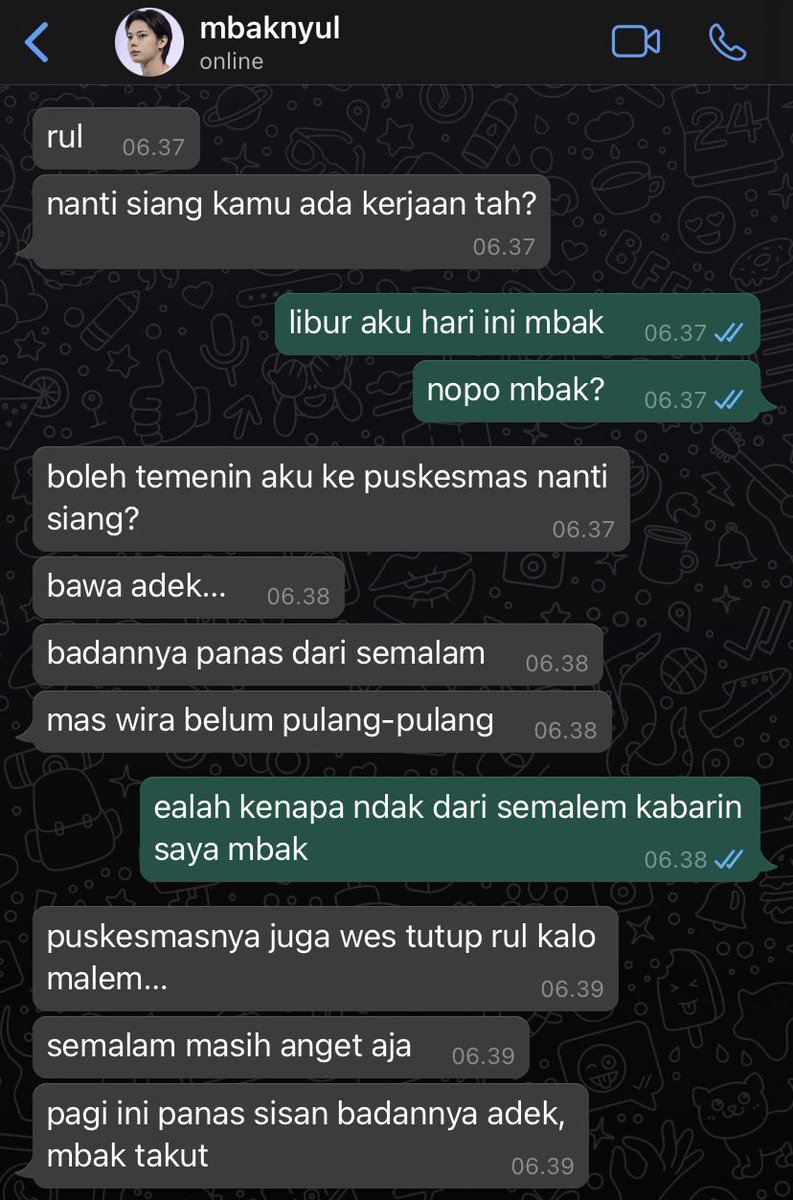 bIackkitten's tweet photo. rulnyul au sepotong twt irul naksir laki orang

feminization! nyul dipanggil mbak, masih homo kok cuma si mbak emang suka dipanggil mbak.
fiksi fiksi fiksi pendek https://t.co/pznhs7VznU