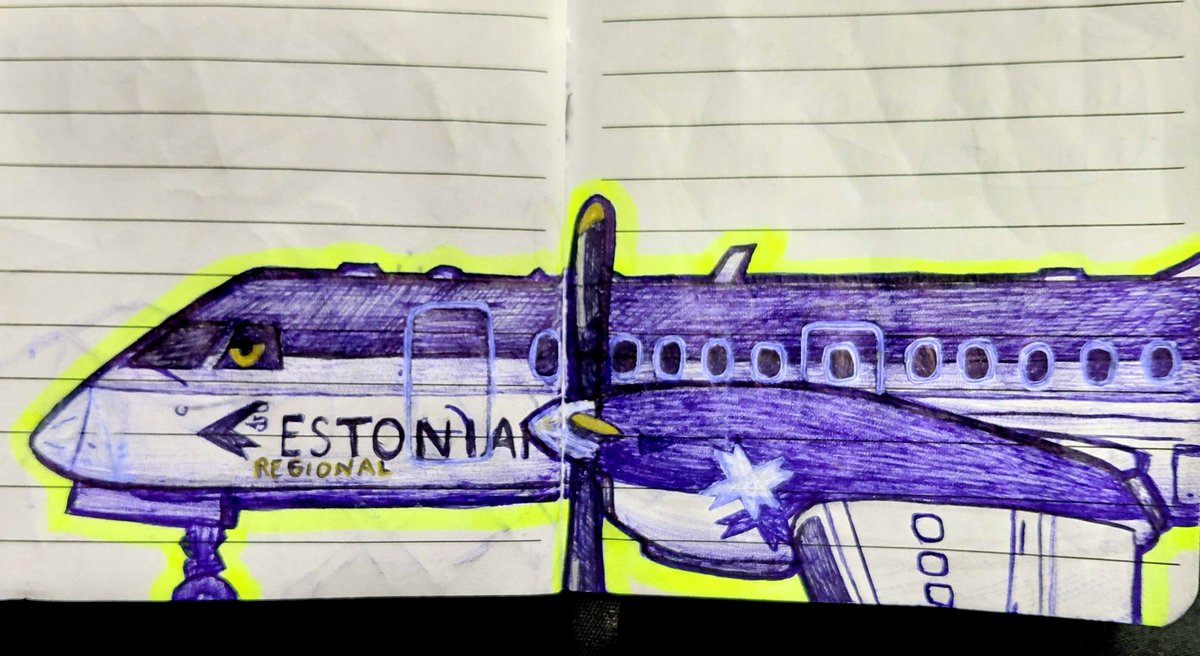 saab340fan's tweet photo. two doodles given some life with a highlighter https://t.co/bzEHmXMTc2