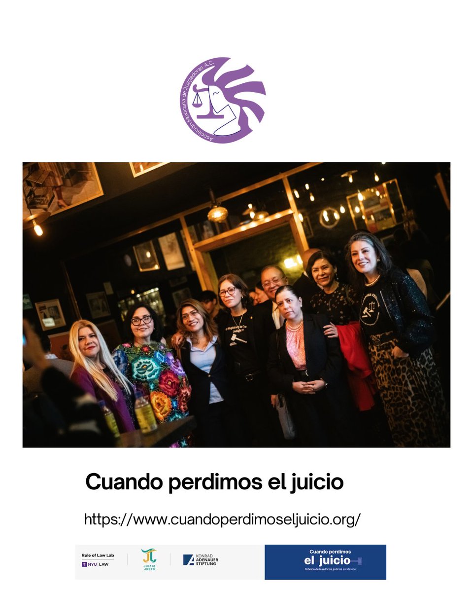 amjuzgadoras's tweet photo. 🎬 «Cuando perdimos el juicio» llegó a México. Y nuestra historia sigue escribiéndose.

Hace una semana acompañamos el estreno de un documental que pone rostro y voz a uno de los momentos más difíciles de la judicatura mexicana: la interrupción de carreras judiciales, las movilizaciones y la lucha por preservar la independencia de quienes imparten justicia. ￼

Para AMJAC, esta historia también es nuestra. Es la memoria de las mujeres que dedicamos décadas a la justicia, que salimos a las calles y que seguimos haciendo escuchar nuestras voces.

Compartimos algunos momentos del estreno, un encuentro que nos recuerda por qué es importante documentar lo que vivimos y preservar nuestra memoria judicial.

Nos quitaron el cargo, no la voz. Nuestra historia no termina aquí.

Conoce el proyecto: 
https://t.co/u1CxzRQBGy

#AMJAC #CuandoPerdimosElJuicio #MemoriaJudicial