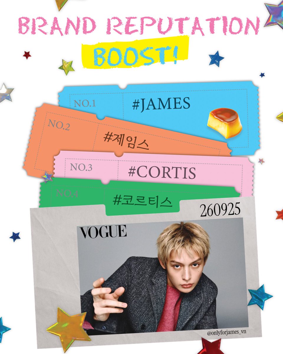 ofjvn_'s tweet photo. 260925 | DAILY BRAND REPUTATION BOOST FOR JAMES 🦅 

🎯: 350 REPLIES & 200 LIKES

• Use pictures, videos or gifs to prevent spam detection.
• Do not use emojis.
• Please use different compliments in English or Korean, and include hashtags.

2️⃣ DAILY SEARCHING BOOST “코르티스 제임스" & "JAMES CORTIS"

🔗 Google: https://t.co/RCtPYi5z6u
🔗 Youtube: https://t.co/GctkE0vxhT
🔗 Naver: https://t.co/lmJZPi5Bkr
🔗 Daum: https://t.co/Phkc1drHJO

#JAMES #제임스