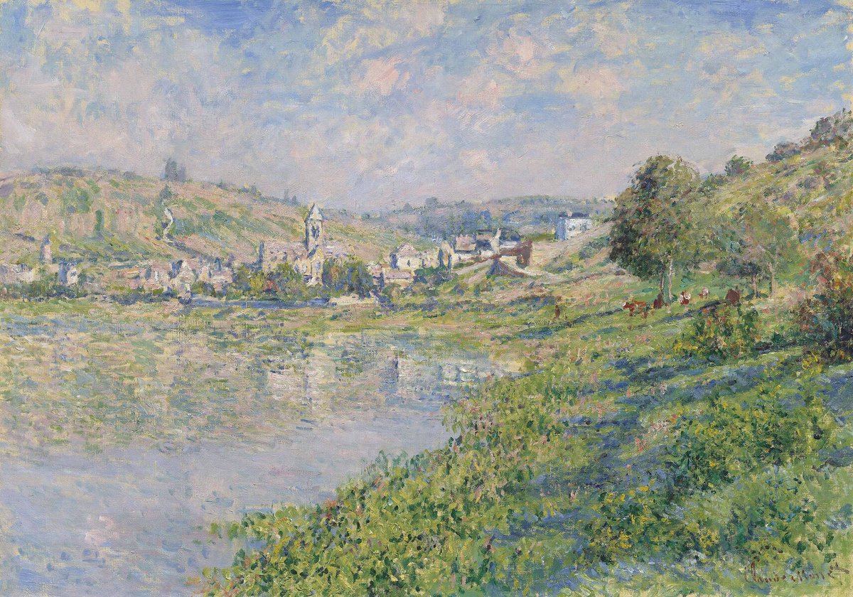 artistmonet's tweet photo. Vétheuil - 1879 #artbots #monet https://t.co/R1wFTeYk2i