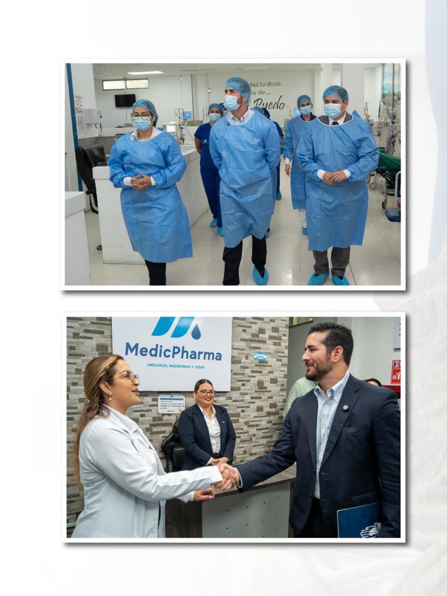 IESSec's tweet photo. Trabajamos #EnTerritorio para escuchar y actuar con firmeza.

El presidente del #IESS, @BernardoCordovz, visitó la dializadora MedicPharma, en Guayaquil, para constatar las condiciones del servicio.

Este establecimiento de salud cuenta con:
🩺 22 máquinas de hemodiálisis y atiende a 78 de nuestros pacientes.

Los prestadores externos son parte fundamental para la construcción de un sistema de salud eficiente por lo que, mantener los pagos mensuales y avanzar en la reducción de la deuda heredada, significa garantizar la continuidad de tratamientos que salvan vidas.

Nuestro compromiso es claro: fortalecer la atención, ordenar las cuentas y responder con hechos, no con excusas. 

#ParaEsoEstamos