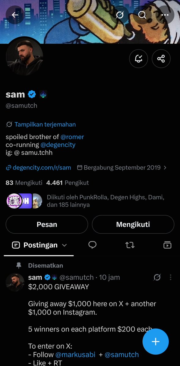 Hellsinghack's tweet photo. @samutch @markusabi Following x ✅️
Following ig ✅️

Thanks for the chance dude🫶❤️

Degencity: Lawlietxzyy https://t.co/qKCD3PKah2