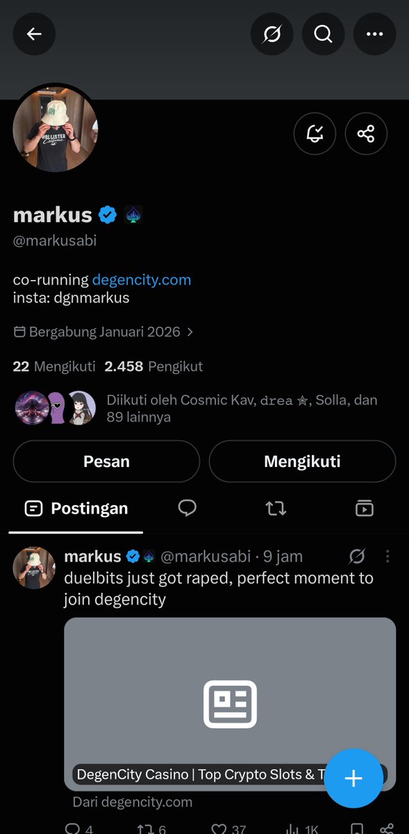 Hellsinghack's tweet photo. @samutch @markusabi Following x ✅️
Following ig ✅️

Thanks for the chance dude🫶❤️

Degencity: Lawlietxzyy https://t.co/qKCD3PKah2