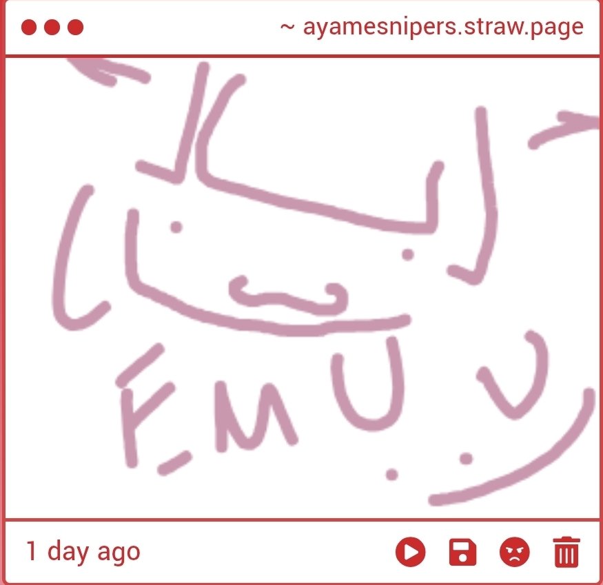 ayamesnipers's tweet photo. Shoutout to my brother @whatfriggenever for THE ADORABLEEEE EMU ART AWWWWW SHE SO :3 AW AW :3 💗💗💗💗 Also she's pink not purple get it right🤬🤬 https://t.co/7U5IGGLIUI