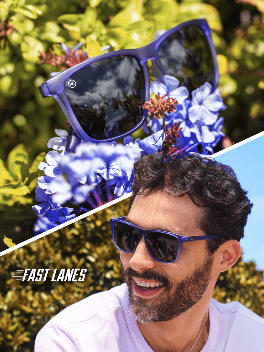 Knockaround's tweet photo. Add a little Wisteria to your rotation—a bright violet that fades to lavender, just like its namesake. Now blooming on three best-sellers: Deja Views, Fast Lanes, and Paso Robles. Pick your favorite: https://t.co/NSgijEfNYM https://t.co/iCZenX5zqa