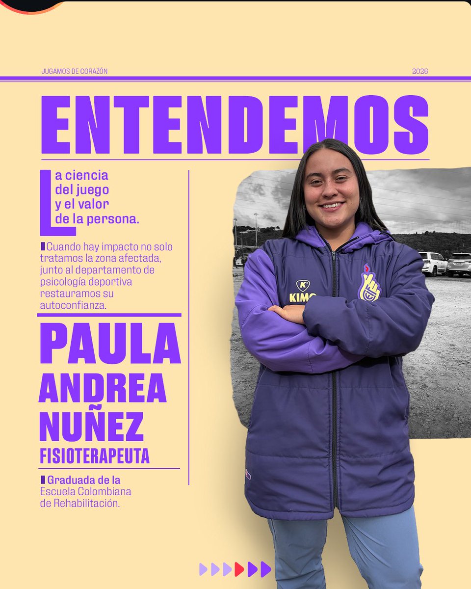AcademiaCEIF's tweet photo. Cuando ellos juegan, tu corazón también está en la cancha. 💜🫰

Lo sabemos porque también hemos aprendido a mirar el fútbol desde el lugar de quienes los acompañan fuera de ella.

#MedicinaDeportiva #FutbolFormativo #FutbolInfantil #JugamosDeCorazon https://t.co/73sCdZiZfa