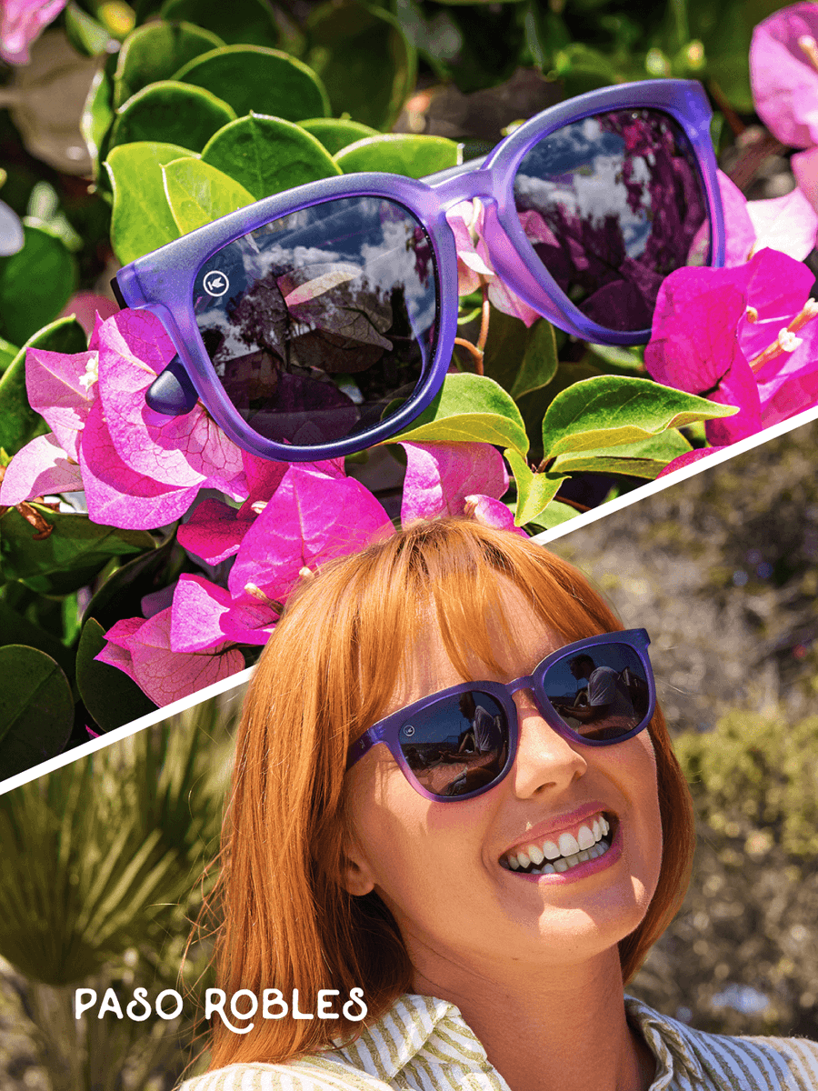 Knockaround's tweet photo. Add a little Wisteria to your rotation—a bright violet that fades to lavender, just like its namesake. Now blooming on three best-sellers: Deja Views, Fast Lanes, and Paso Robles. Pick your favorite: https://t.co/NSgijEfNYM https://t.co/iCZenX5zqa