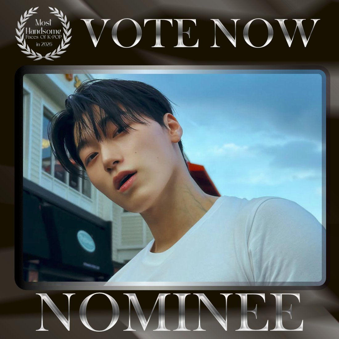 TOP100KPOP's tweet photo. SAN (ATEEZ) is nominated for Most Handsome Faces of K-POP in 2026.

👉 VOTE: https://t.co/KQkXdYXZrL https://t.co/AU2xa347GO