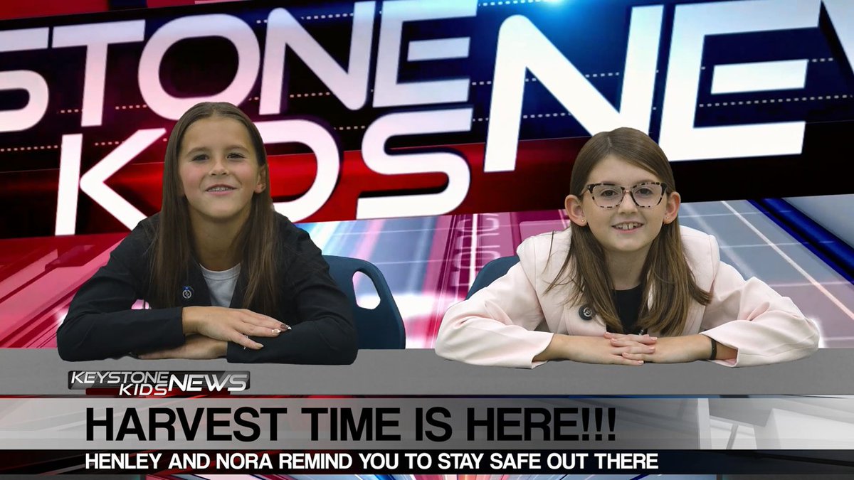 hoosieragtoday's tweet photo. 🚜 As heavy machinery hits Indiana roads, the “Keystone Kids”—Henley and Nora—are stepping into the newsroom to deliver crucial, life-saving driving tips presented by @KeystoneCoop, @ISDAgov, and @hoosieragtoday.

WATCH THE VIDEO: https://t.co/RTHYUHTqj3 https://t.co/BdaaijNLx6