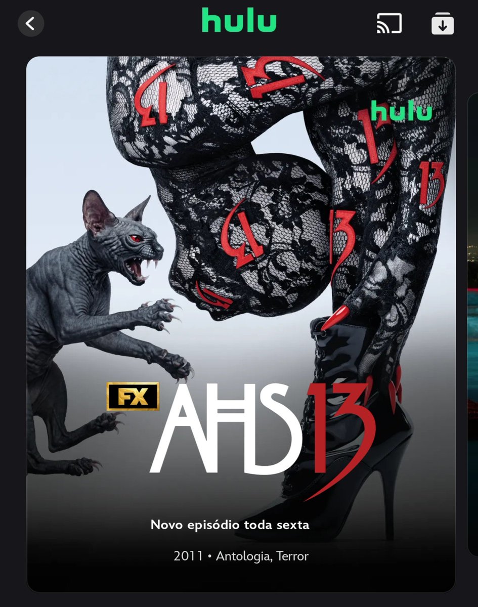 ahsfxoficial's tweet photo. O @DisneyPlusBR está de roupa nova para receber #AHS13! https://t.co/kZNdLXGcNj