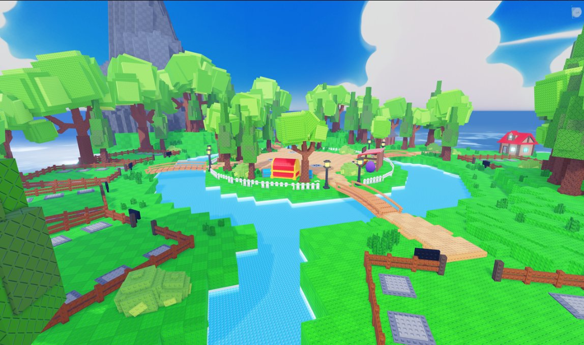 Humm1852712's tweet photo. The map for my upcoming Roblox RNG game is finally done 🌱
Hatch monsters, build your garden, and grow your fortune.
@Unibaseed 
#RobloxDev #RobloxGame #RNG #RobloxStudio https://t.co/kLpjlAC3Xc