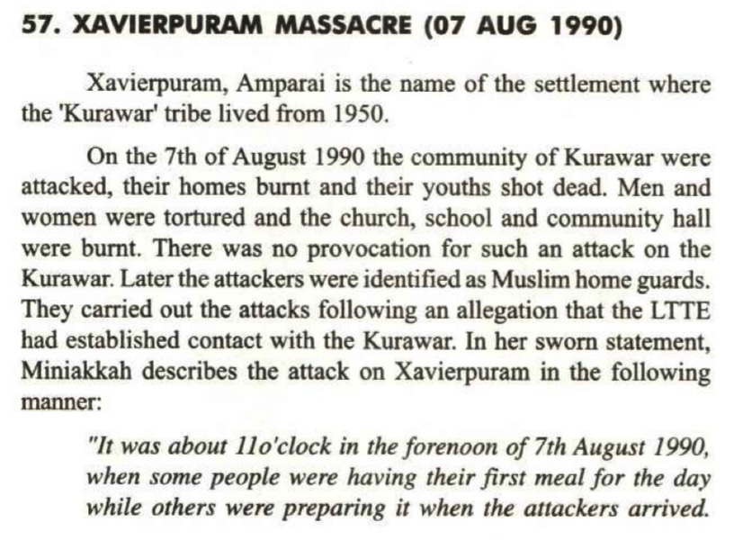 RooftopTiger's tweet photo. Sri Lankan Muslims massacred a poor Tamil-speaking Telugu tribe in Amparai during the civil war. These Mossad Moors’ atrocities against innocent Tamil civilians in the eastern province have been systematically swept under the carpet. https://t.co/sgpT66ba2s