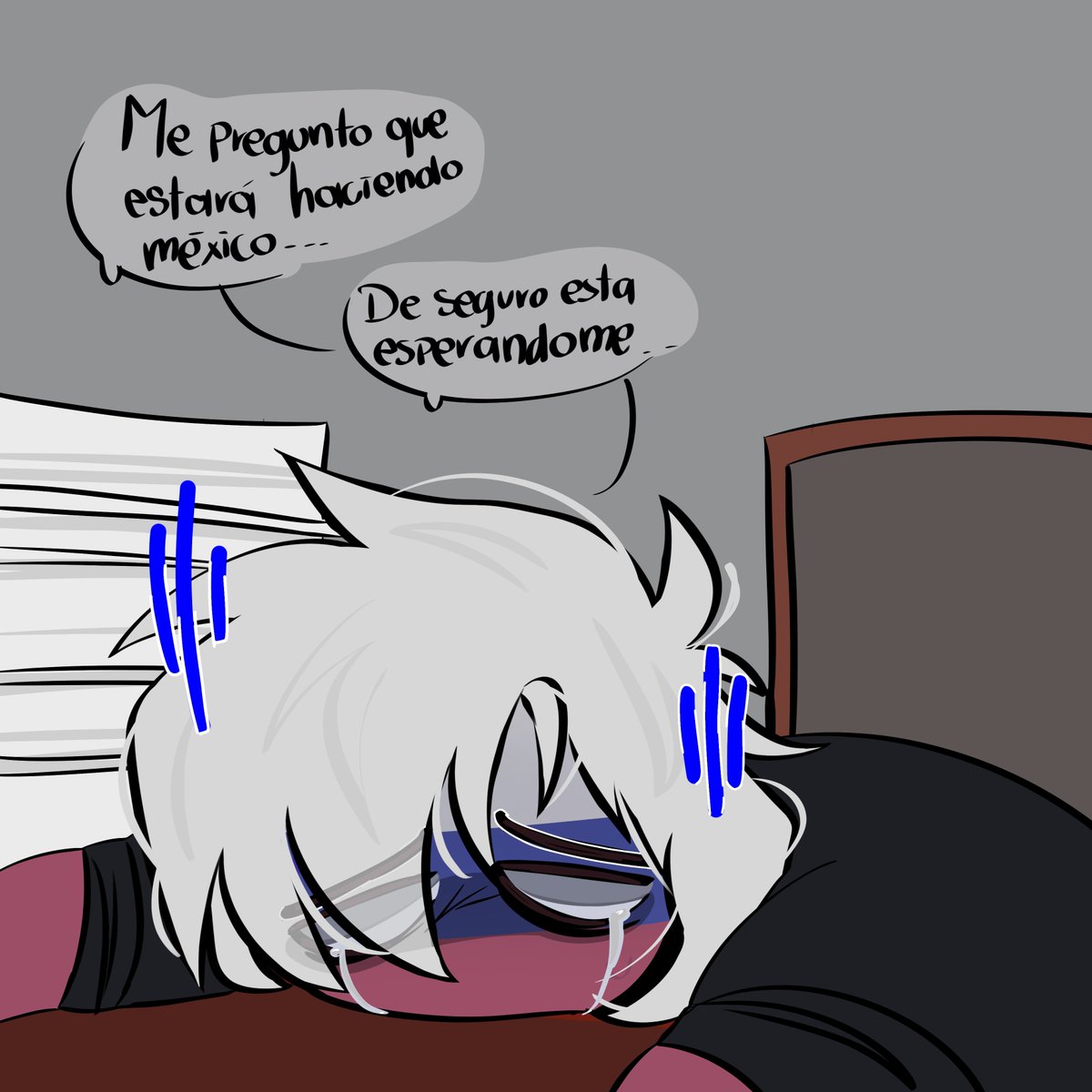 OME_LuL's tweet photo. Ay mi hijo todo Pen  Dejo  #countryhumans https://t.co/d4YwI8h6Tu