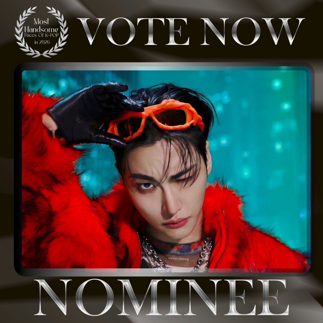 TOP100KPOP's tweet photo. SEONGHWA (ATEEZ) is nominated for Most Handsome Faces of K-POP in 2026.

👉 VOTE: https://t.co/KQkXdYYxhj https://t.co/xC2bs8hNgm