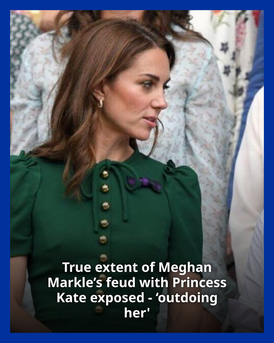 Daily_Express's tweet photo. Meghan is reportedly not happy with Princess Kate's influential position within the core Royal Family. https://t.co/SkQir8QtgO