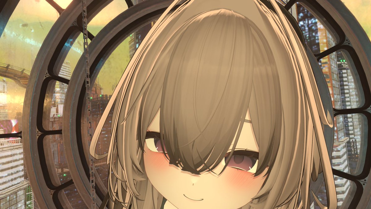 sacurakey's tweet photo. お、は、よ！

頑張ってるキミのこと見てるからね～

#VRC #kaguya https://t.co/uBSh3R0Akm