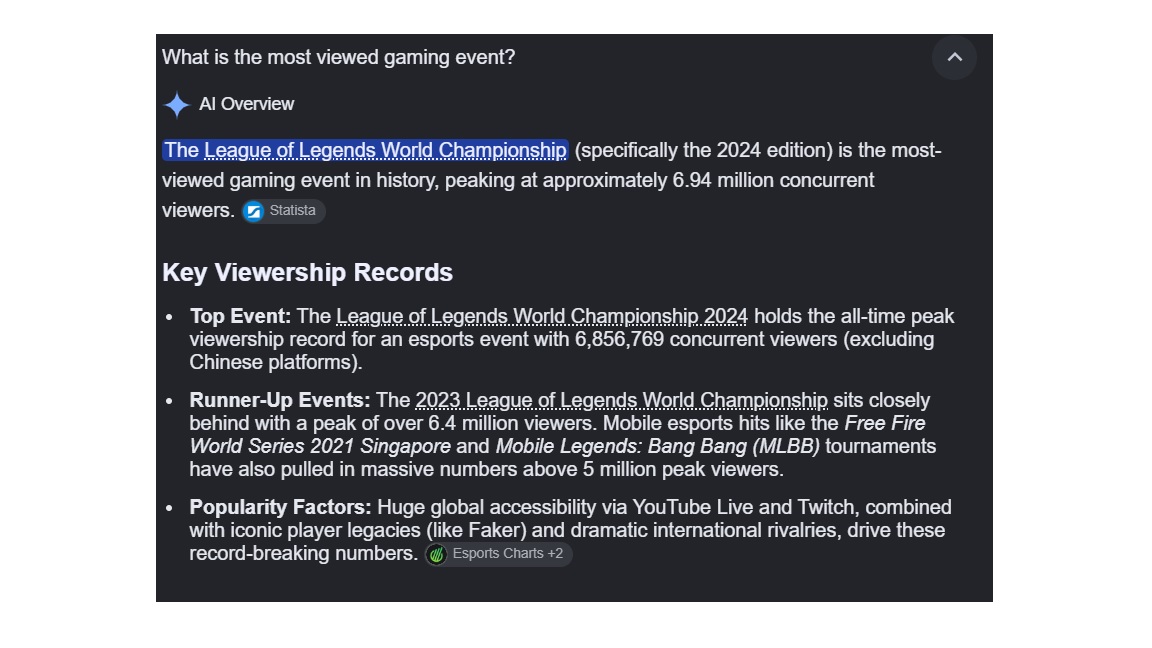 Kakoyun's tweet photo. @ryuikarii @terekhtml @stefayylmao1 Yeah, moron. League still holds the record for the biggest event on twitch with near 7 million concurrent viewers.
What was this ''event'' exactly? https://t.co/WGufrAZchS