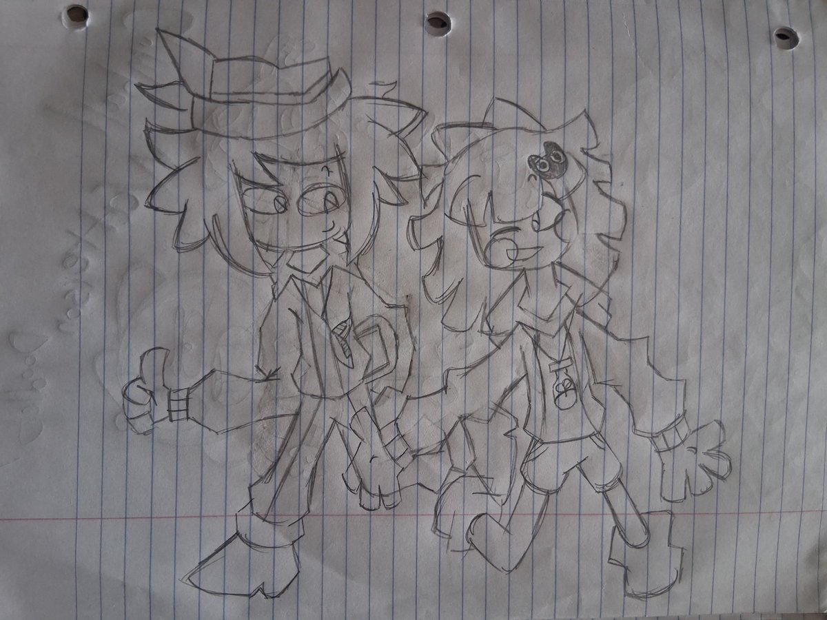 Engelkaaatiever's tweet photo. "Walking and Talking you say? Well alright! This the farest I could reach, i would make digital art about me and Claire!"^^ https://t.co/CC3hCZaZ6r