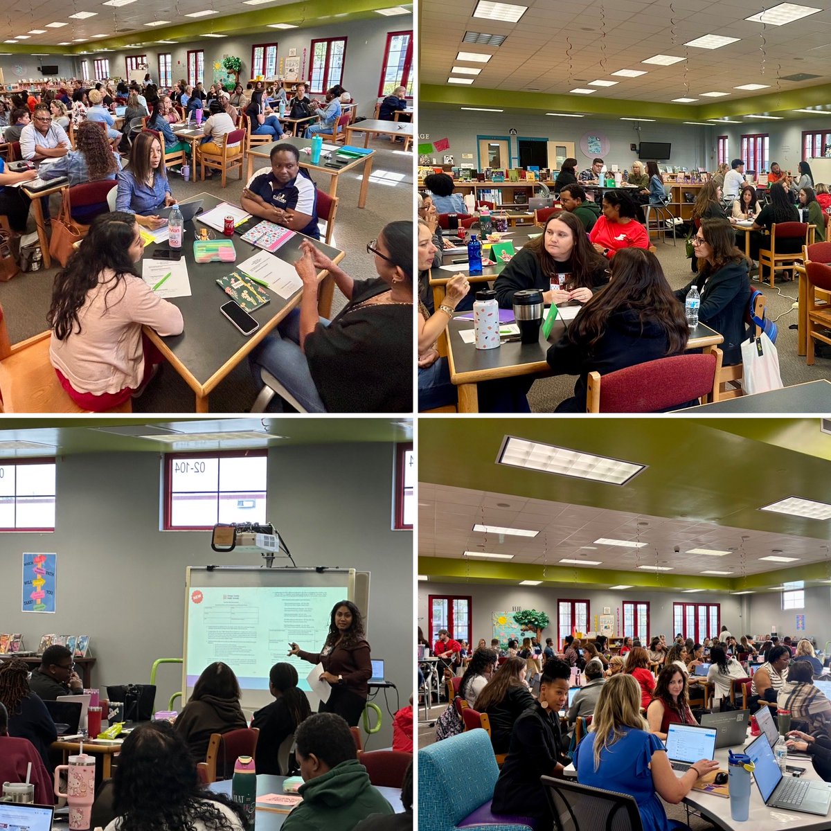 OCPScounselors's tweet photo. Two days. Three learning tracks. One goal: student success. 🎓

At Colonial High School, Student Services teams collaborated, shared best practices, and explored strategies to strengthen postsecondary planning and student achievement.

When educators learn together, students win! https://t.co/B4ucVLnGoi