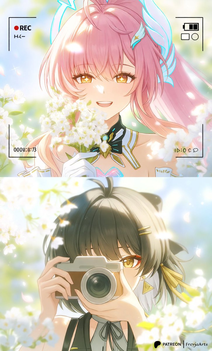 Freyja_Arts's tweet photo. Aemeath &amp; Rover | アメス &amp; 漂泊者 🩷

#PixAI4th #鳴潮 https://t.co/FkUB2XNHZO