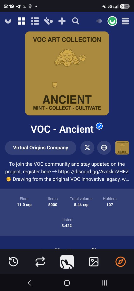 FuzeMetax's tweet photo. 11 xrp floor.
5000 nfts.
ONLY 3.42% LISTED! 👀

Distributes $FLR ( @FlareNetworks ) to the holders. 

Don't sleep on @VirtualOrigins_ https://t.co/iBtRJazNmW https://t.co/Dnvjd5P3eA