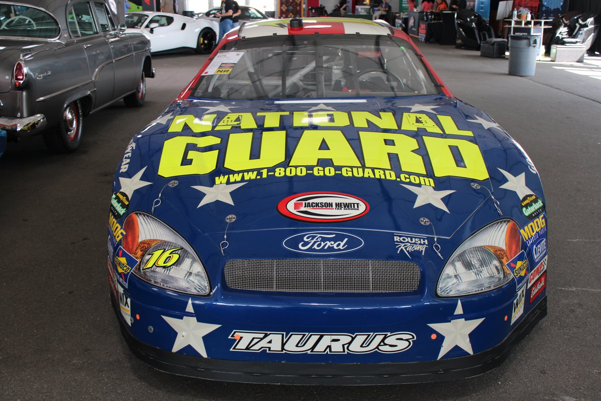 STaranto92's tweet photo. One of Greg Biffle's 2004 National Guard Fords up for sale at Mecum Nashville. This is Roush chassis RK-195

Proceeds from the sale of this car will benefit the Biffle Family Legacy Impact Fund https://t.co/5ByCz8iiOa