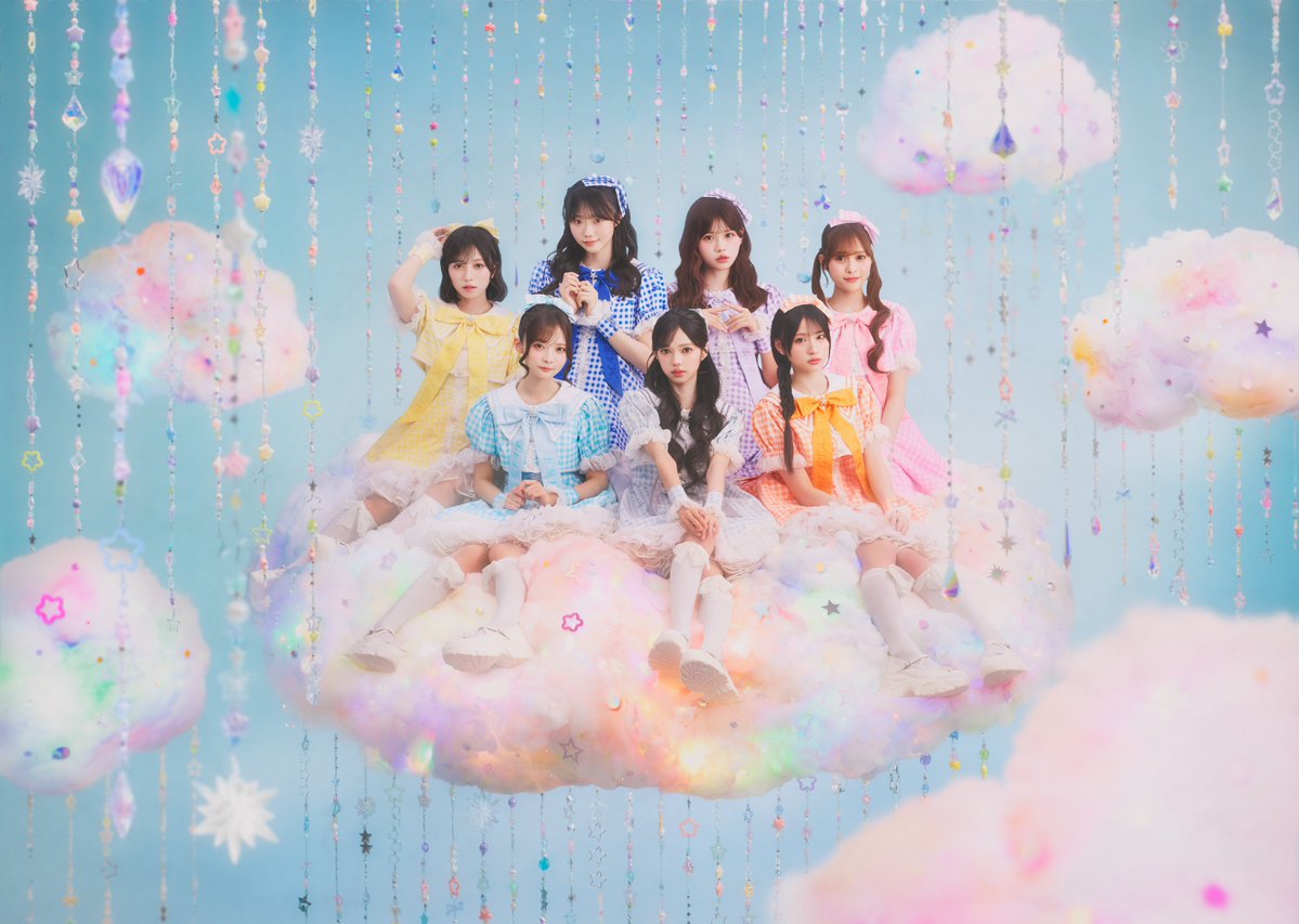 MORE_STAR_'s tweet photo. 【🌟MORE STAR 新アーティスト写真☁️】

原宿から世界へ。
ASOBISYSTEMのアイドルプロジェクト
『KAWAII LAB.』より2025年12月デビュー

も���と(MORE)成長し、
輝き・憧れ(STAR)の存在になれるように__。

🧡新井心菜 @cocona_ms1218
💙遠藤まりん @marin_ms_0329
💛笹原なな花 @nanaka_ms0707
🩵高梨ゆな @yuna_ms0918
🩶中山こはく @kohaku_ms0730
💜萩田そら @sora_ms0816
🩷森田あみ @ami_ms0206

KAWAII LAB. Producer : Misa Kimura
Artwork：榎悠太
Photographer：山崎 彩央
Costume direction：MIKI AIZAWA
Costume design：Reclothes labo, MIKI AIZAWA
Hair＆Make up：Keiko IKEDA, Yuiko Kawasaki, Miki Yoshioka, Hazuki Kuramochi (flat-c.)

#MORESTAR #もあすた #WITHKAWAII