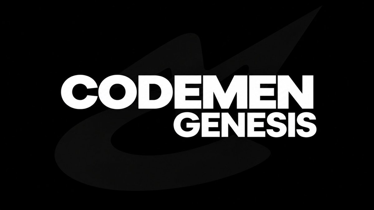 CodemenTech's tweet photo. Codemen Genesis.

Something unique is coming to Codemen.

Today. https://t.co/dUm6nTTQ9A