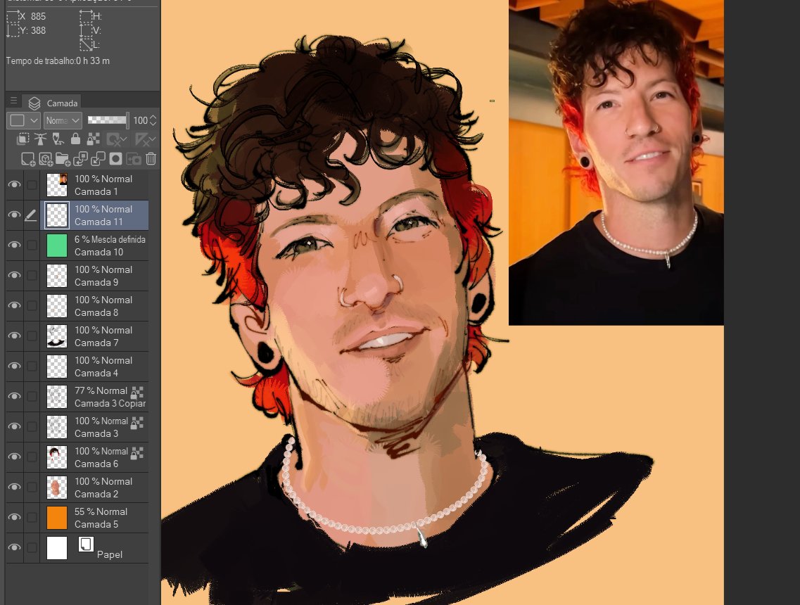 astrolumy's tweet photo. found a new sketch brush so i had to draw josh #cliqueart https://t.co/Ap72mQh67D
