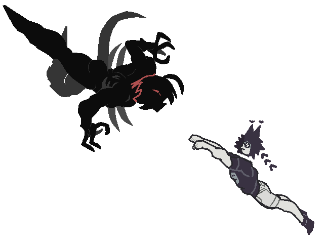 ItsKevinsDoppel's tweet photo. Repost de mi primer dibujo ;3; (Kevin vs Alice x2) https://t.co/H92FU5QwxM