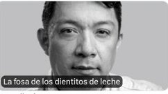 MONCAYOJUAN's tweet photo. 🆘Ya todos están desmitiendo a este cínico sinvergüenza @oscarbalmen agente de la CIA y que en coordinación con el delincuente Salinas Pliego echaron a andar una muy gorda FAKENEWS de una inexistente fosa de bebés, y unos dientitos que solo existen en su chaquetera imaginación⚠️ https://t.co/TCMgYyEjaR