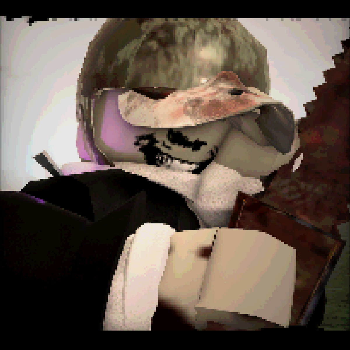 CafezinMikkey's tweet photo. > >
"Under blue moon, I saw you
So soon you'll take me
Up in your arms, too late to beg you
Or cancel it, though I know it must be
The killing time
WILLINGLY mine."
< <
"MONTSERRAT VENDETTA", aka Mishap - The Deranged Woods Maniac.
#roblox #robloxart #TBM #sadbloxlings https://t.co/8bNZLiaLTW