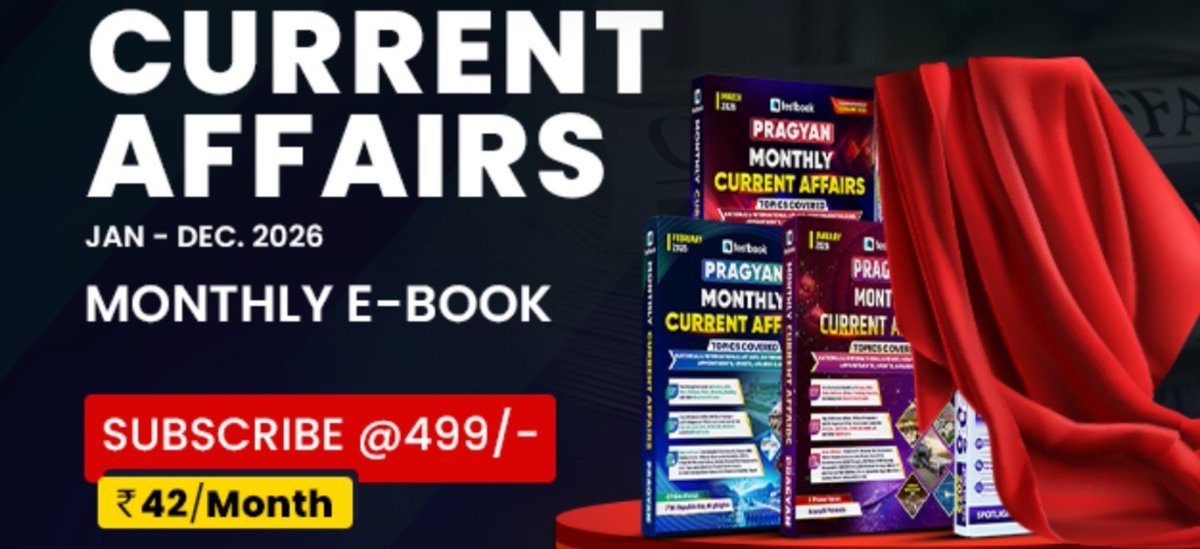 Srinivasa451709's tweet photo. #Testbook Current Affairs 2026 Monthly e book subscription 💙

SSC (CGL, CHSL, MTS) Railways (NTPC, Group D)

Police Defence (NDA, CDS) Banking (IBPS, SBI) 

UPSC & Other Govt. Exams

CURRENT AFFAIRS

12 Monthly eBooks (Jan-Dec 2026)

Covers All Important Current Affairs Topics

150+ Practice MCQs+50+ PYQs in Every eBook

Monthly Updates to Keep You Exam-Ready

Designed for All Competitive Exams

Job kottali nenu manchi postion ki vellavali maa family ni baga chuskovali Anukuna vadu geniune ga untadu🫂

Two members e book subscription istananu evaru ayine competitive ki prepare ayite miku e subscription kavali ante naku dm cheyaindi 😌

Use this opportunity