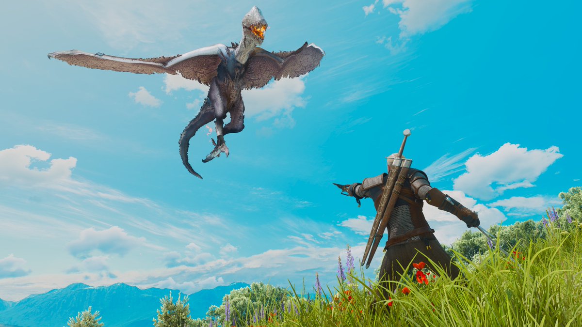 PaganottiRafael's tweet photo. Separei mais alguns prints de The Witcher 3 Remastered 🐺⚔️  Isso aqui tá insano demais!!!

@CDPROJEKTRED

@coshy_90 https://t.co/Y3m72BkF3L