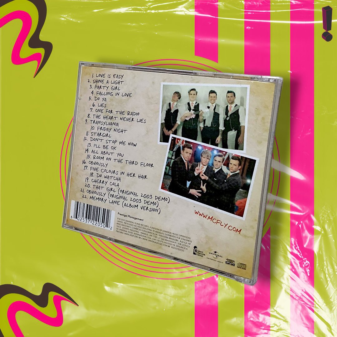 discooclub's tweet photo. CD McFLY | MEMORY LANE — The Best Of McFLY
• Disponível em nossa loja na Shopee •
🔗 Link para compra:
https://t.co/NIrzt6AeFP
#McFLY https://t.co/IaydSMHRIJ