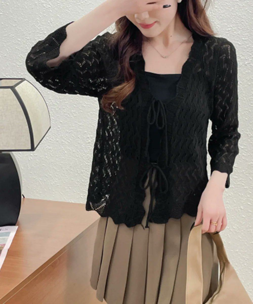mimishop_jp's tweet photo. 透かし編みリボンカーディガン レディース
税込 ¥2,475
https://t.co/Zrd0QPSzYP
#mimishop #韓国ファッション #レディースファッション https://t.co/ZwEFZFUsiL