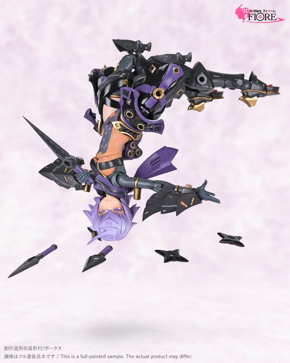 duelknights's tweet photo. 全身に多数のクナイや手裏剣などの忍具を装備。
豊富なアイテムと柔軟な可動を駆使して、多彩なアクションシーンを楽しめる。
#ブロッカーズ #ボークス https://t.co/178p3XKzLd