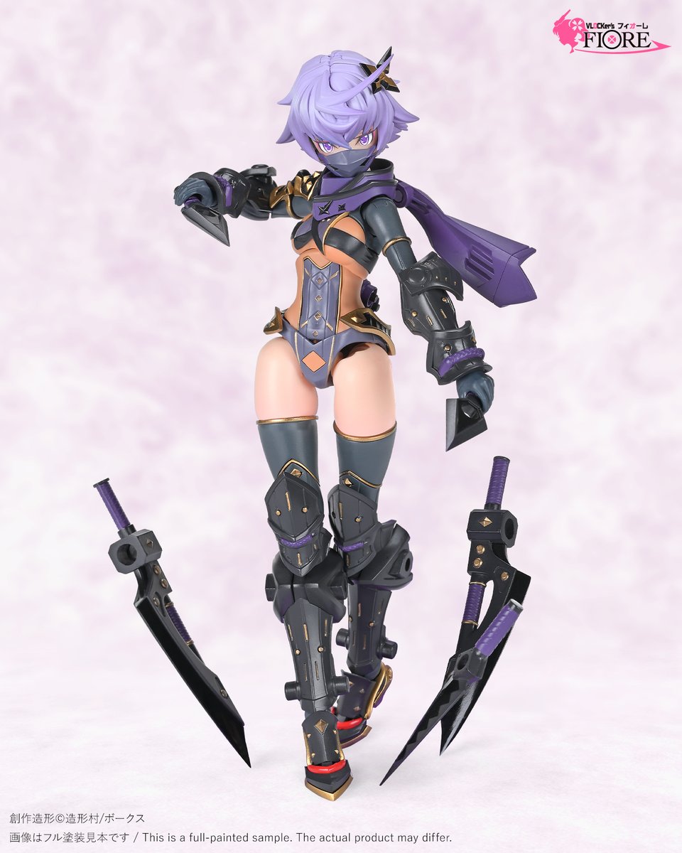 duelknights's tweet photo. 全身に多数のクナイや手裏剣などの忍具を装備。
豊富なアイテムと柔軟な可動を駆使して、多彩なアクションシーンを楽しめる。
#ブロッカーズ #ボークス https://t.co/178p3XKzLd