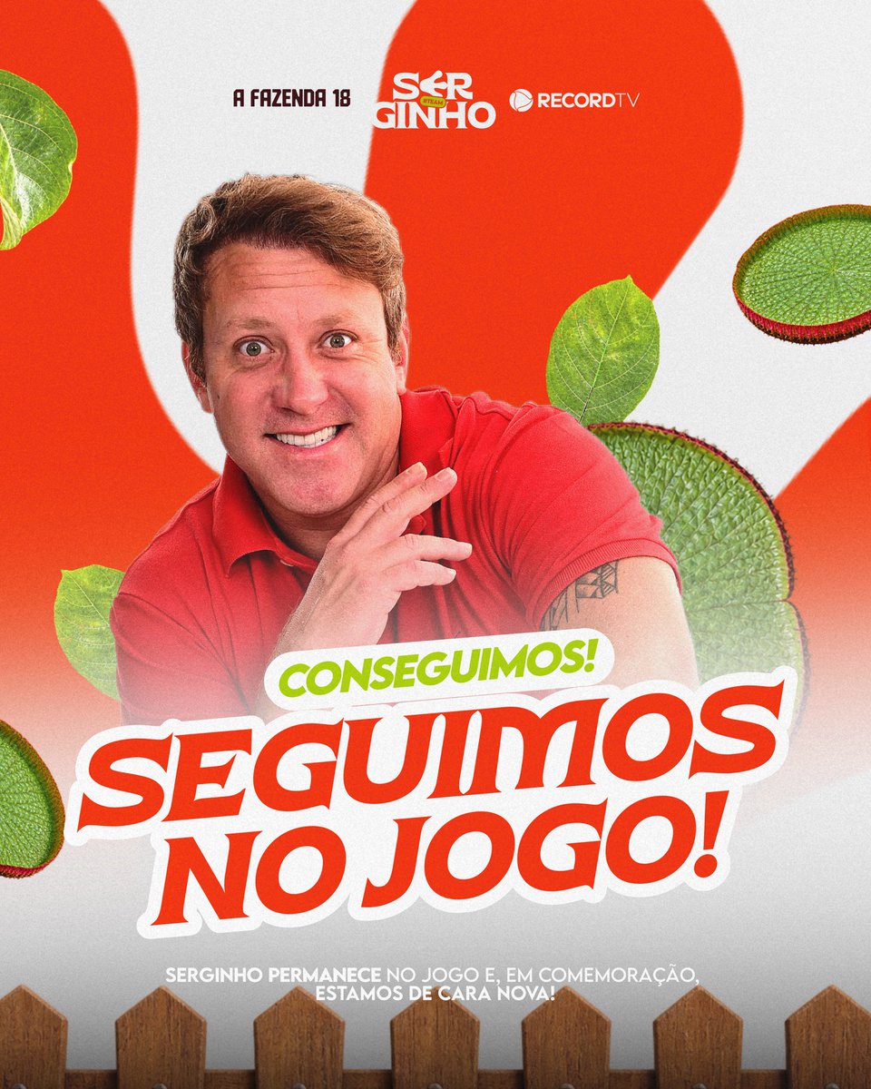 euserginho_'s tweet photo. CONSEGUIMOS! Vocês deram o máximo e o nosso Serginho segue firme na #AFazenda18! Gratidão por tudo! Vocês foram incríveis. Seguimos juntos até o final! 🤞🏼❤️ #TeamSerginho #EliminaçãoAFazenda https://t.co/GjRyXlpLCP