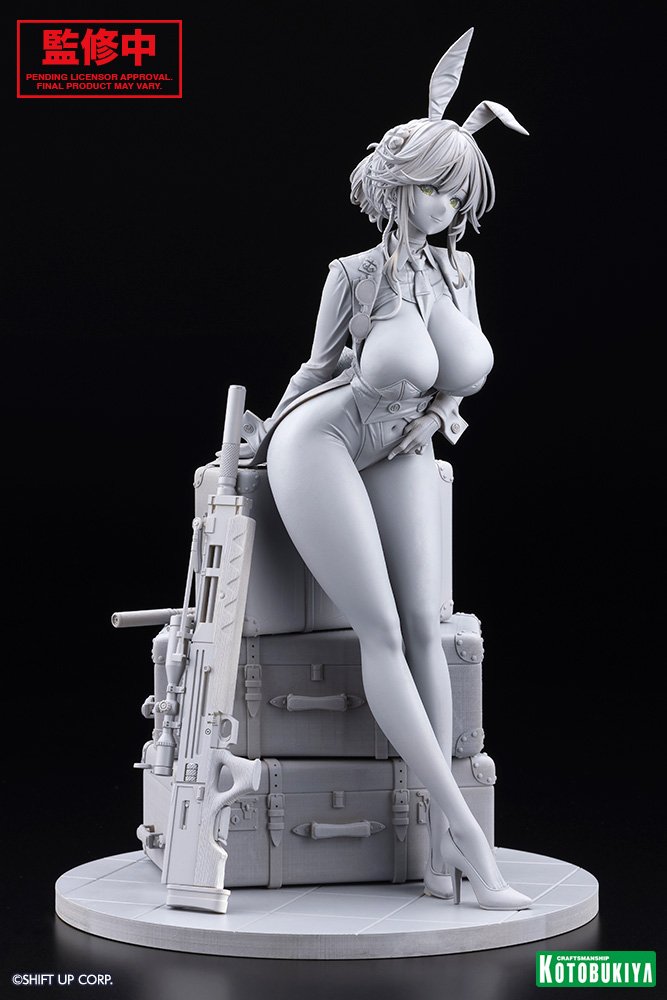 kotobukiyas's tweet photo. 🐰◆原型初公開◆🍀
『勝利の女神：NIKKE』より、「エード：エージェントバニー」が1/7スケールでフィギュア化！
#メガホビEXPO2026 では原型を展示いたします！
続報をお待ちください✨

#NIKKE #ニケ #メガニケ https://t.co/q807VHzADi